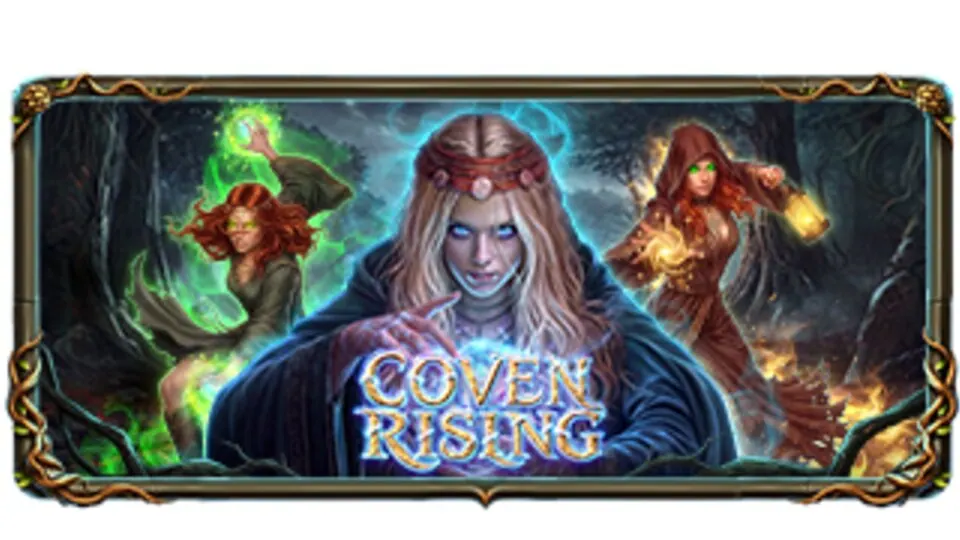 Coven Rising: grafica che identifica questa guida alla funzione della slot