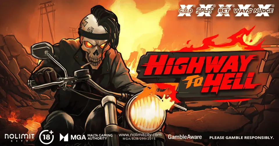Miniatura da demonstração do slot Highway to Hell da Nolimit City