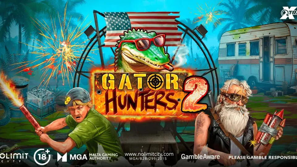 Nolimit CityのGator Hunters 2スロットデモのサムネイル