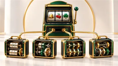 One slot cabinet with four differently configured internal cartridges
