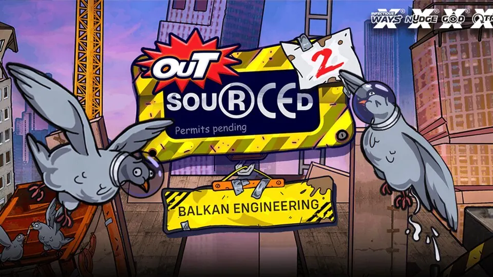Outsourced 2: Balkan Engineering: ilustração do fornecedor para a cobertura do lançamento